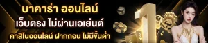 บาคาร่า ออนไลน์ เว็บตรง